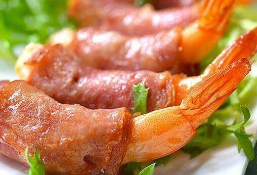 Bacon Shrimp 2pc（碳烤培根虾2串）